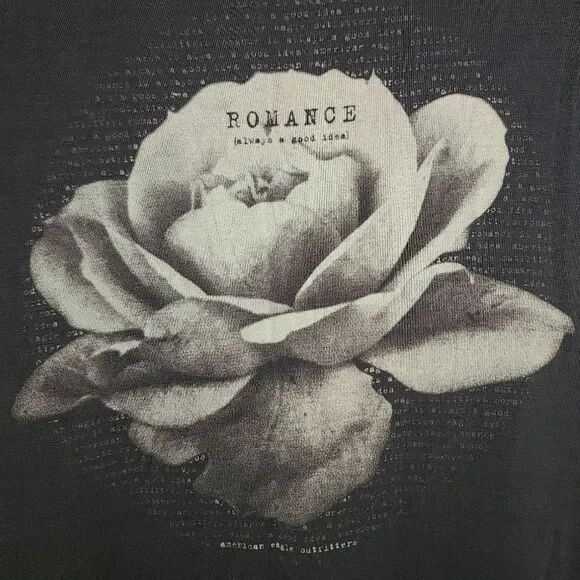 American Eagle Long Sleeve Soft & Sexy Graphic Shirt Size XS - Picture 6 of 9